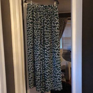 Anthropologie Pants - Anthropologie green butterfly palazzo pants. Anthropologie Pants - Anthropologie green butterfly palazzo pants.